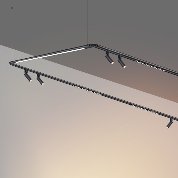 359370 Светодиодный модульный трековый светильник SMART (TUYA, Алиса, Bluetooth, Wi-Fi) Novotech Glat CRI90+ 3000-6000К 1280Лм 110° 16W