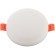 DK4604-WW Встраиваемый светильник, IP 20, 18 Вт, LED 3000, белый, пластик
