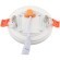 DK4604-WW Встраиваемый светильник, IP 20, 18 Вт, LED 3000, белый, пластик