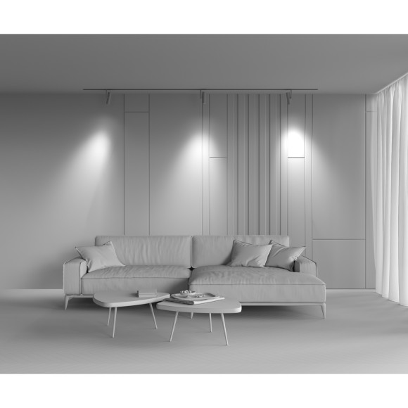 TR005-2-12W4K-BBS Трековый магнитный светодиодный светильник Maytoni Exility CRI90+ 4000К 1006Лм 36° 12Вт