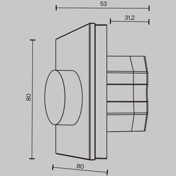 Роторная панель управления Maytoni DALI DT6 DIM 721034 Роторная панель управления Maytoni DALI DT6 DIM 721034