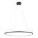 Подвесной светильник EGLO PARRUTA 901637, встроенный LED 40Вт, 2700-6500К, CRI 80, 4300Лм, черная арматура из алюминия и стали, плафон из белого пластика, диаметр 990 мм, высота 1500 мм