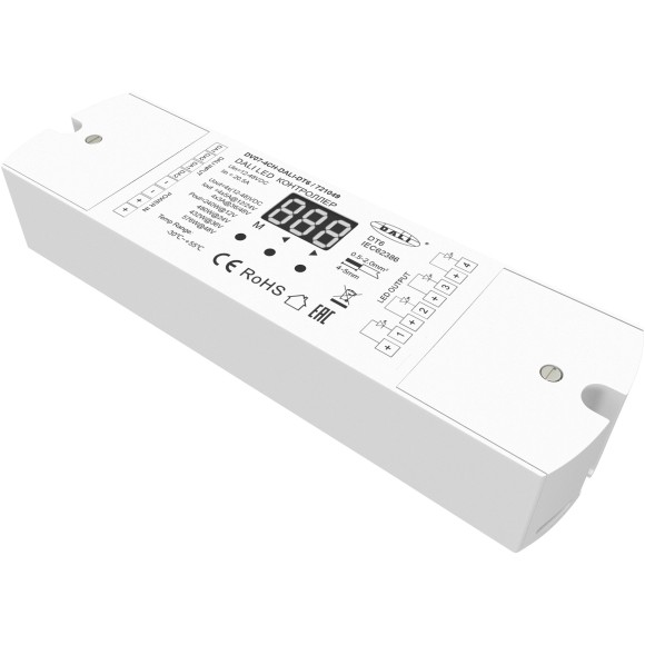 Контроллер Maytoni DALI DT6 DC 4 канала 12-48В 721049 Контроллер Maytoni DALI DT6 DC 4 канала 12-48В 721049