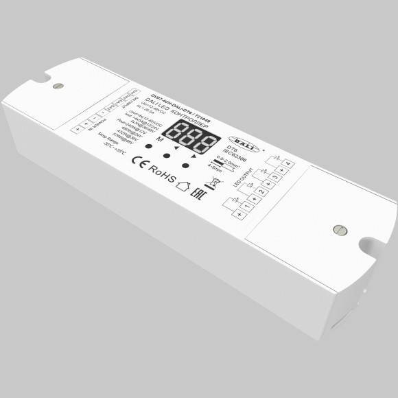 Контроллер Maytoni DALI DT6 DC 4 канала 12-48В 721049 Контроллер Maytoni DALI DT6 DC 4 канала 12-48В 721049