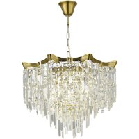 SL1659.303.10 Светильник подвесной ST-Luce Латунь/Прозрачный E14 10*60W OFELIA