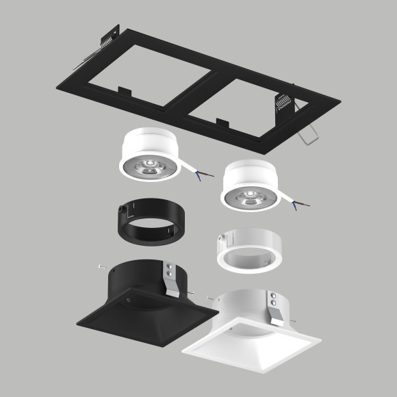 Комплект со светильником Domino Lightstar D5270607WBMOD