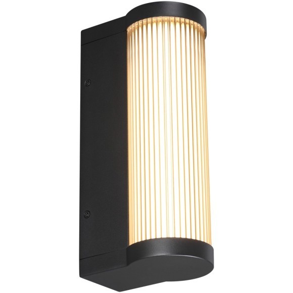 Novotech FLUO 359984 Настенный современный фасадный уличный накладной LED-светильник минимализм с мягким рассеянным светом, 12Вт, 550Лм, 3000К, угол 95°, 220В, IP65, черный алюминий и прозрачный/белый пластик, высота 300 мм, длина 143 мм, ширина 95 мм Novotech FLUO 359984 Настенный современный фасадный уличный накладной LED-светильник минимализм с мягким рассеянным светом, 12Вт, 550Лм, 3000К, угол 95°, 220В, IP65, черный алюминий и прозрачный/белый пластик, высота 300 мм, длина 143 мм, ширина 95 мм