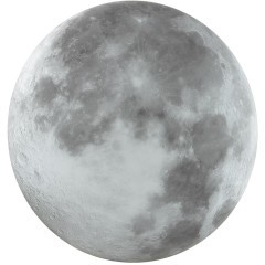 3084/DLN PALE SN 117 Светильник пластик/белый/серый LED 48Вт 3000/4000/6000К D380 IP43 CCT MOON