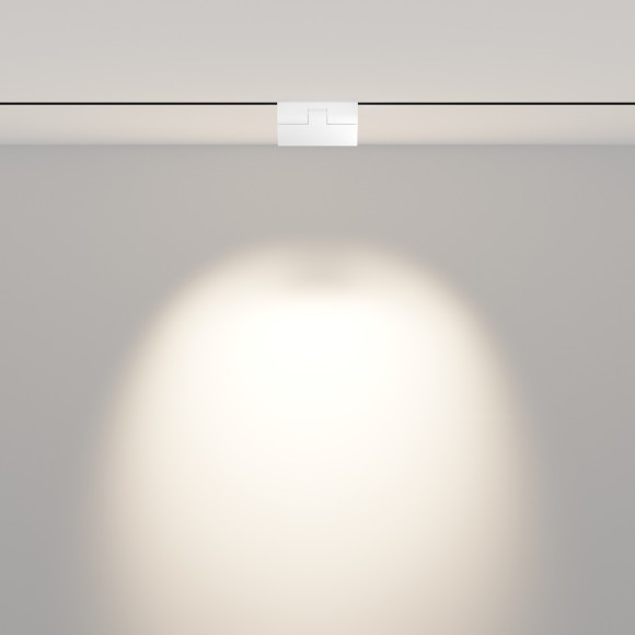 TR033-2-6W4K-W Трековый магнитный светодиодный светильник Maytoni Exility CRI90+ 4000К 520Лм 36° 6Вт