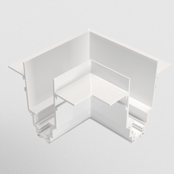 Угловой коннектор для шинопроводов в ГКЛ 12.5мм Maytoni Gravity TRA004CL-22W