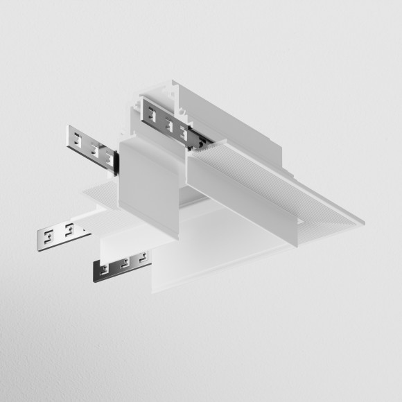 Угловой коннектор для шинопроводов в ГКЛ 12.5мм Maytoni Gravity TRA004CL-22W