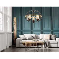 Подвесная люстра LDP 1141-5 BK+MD Подвесная люстра LDP 1141-5 BK+MD