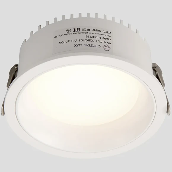 Светильник встраиваемый Crystal Lux CLT 529C105 WH 3000K 1400/336