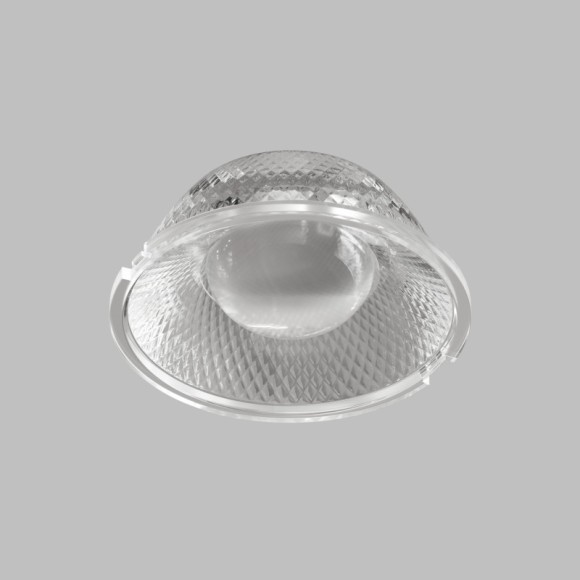 Линза 55mm, угол рассеивания света 15° для светильников SHINE DK5743/DK2610, поликарбонат