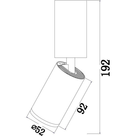 Накладной потолочный светильник Maytoni C051CL-01G Focus S под лампу 1xGU10 10W