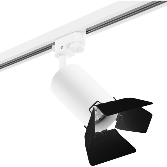 Однофазный двужильный трековый светильник Lightstar R1T436437 Rullo под сменную лампу GU10