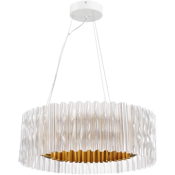 SL6012.203.01 Светильник подвесной ST-Luce Золотистый/Прозрачный LED 1*64W NAZARE