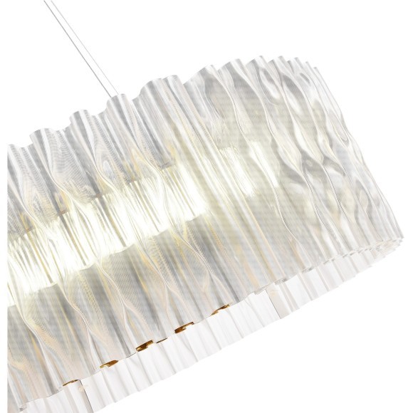 SL6012.203.01 Светильник подвесной ST-Luce Золотистый/Прозрачный LED 1*64W NAZARE