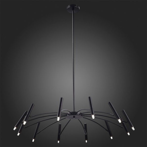 SL1214.402.12 Светильник потолочный ST-Luce Черный/Черный G9 12*5W 4000K SPIDEY