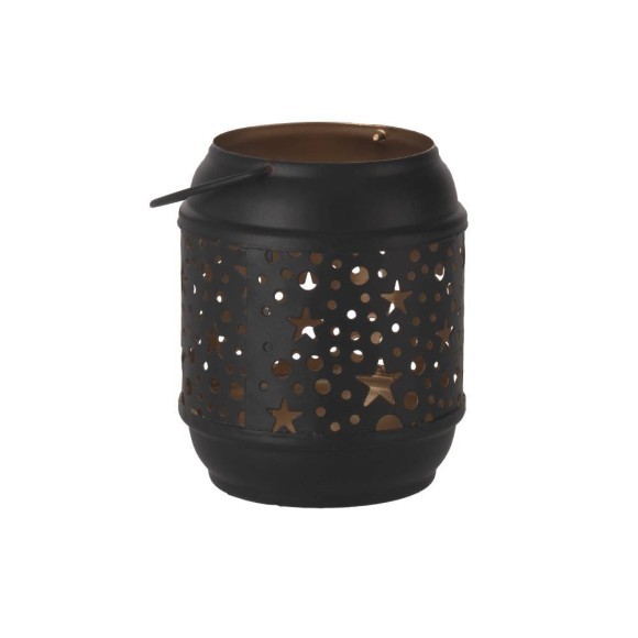 422059 Подсвечник LUGAIT, B85, ?75, сталь, черный, золотой 422059 Подсвечник LUGAIT, B85, ?75, сталь, черный, золотой