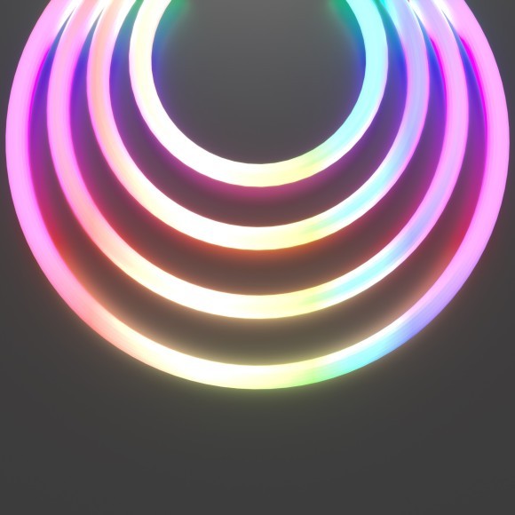 Гибкий неон Nemo D25 24В 17,2Вт/м RGBW 4000К IP65 5м 20305