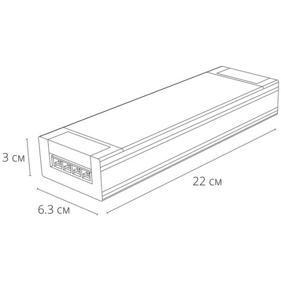 A481505 Блок питания PRO 48В 300Вт 6.3А IP20