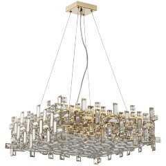 Люстра подвесная хрустальная 2171/03/10P Stilfort, серия Tetrix Люстра подвесная хрустальная 2171/03/10P Stilfort, серия Tetrix