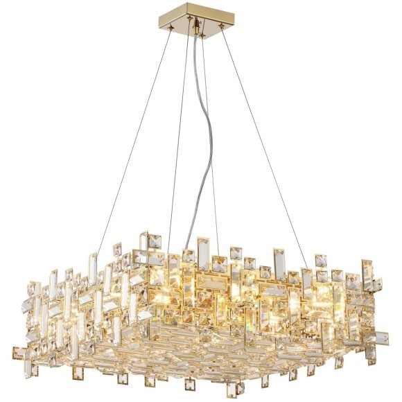 Люстра подвесная хрустальная 2171/03/10P Stilfort, серия Tetrix