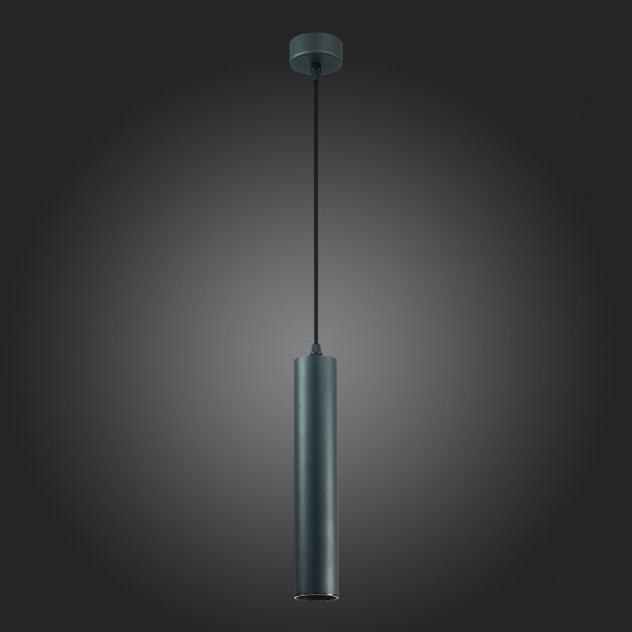 ST151.403.01 Светильник подвесной Черный GU10 1*50W IP20 D54xH290 220V Без ламп Подвесные светильники ST151.403.01 Светильник подвесной Черный GU10 1*50W IP20 D54xH290 220V Без ламп Подвесные светильники