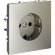 Розетка встраиваемая VOLTUM S70 с заземлением 16А, (шелк)