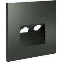 Накладка для розетки TV+RJ45 кат. 6, S70 (титан)