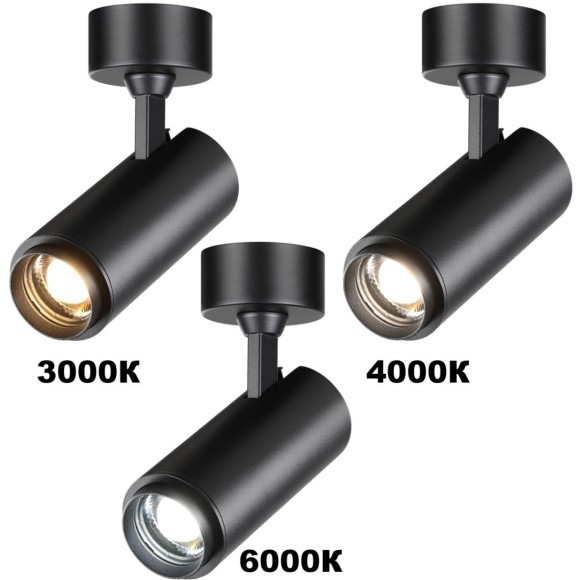 Светильник с сменой температуры и мощности LED 3000К\4000К\6000К 5W/9W/13W Novotech NAIL 359222 Светильник с сменой температуры и мощности LED 3000К\4000К\6000К 5W/9W/13W Novotech NAIL 359222