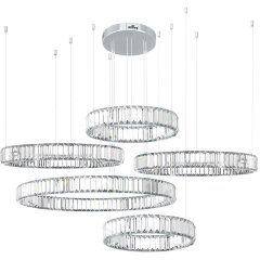10135/5 Chrome Подвесной светильник LOFT IT Crystal ring
