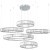 10135/5 Chrome Подвесной светильник LOFT IT Crystal ring
