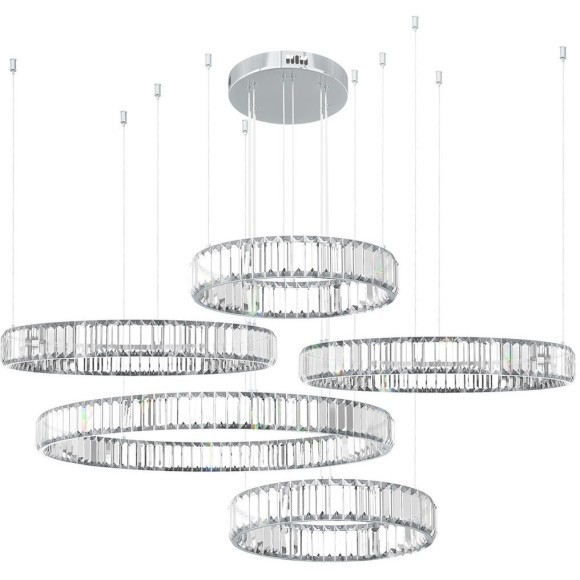 10135/5 Chrome Подвесной светильник LOFT IT Crystal ring