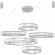10135/5 Chrome Подвесной светильник LOFT IT Crystal ring