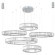 10135/5 Chrome Подвесной светильник LOFT IT Crystal ring