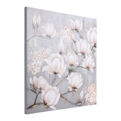 423164 ALAMINOS Картина на холсте L1000 H1000 B37 дерево белый бежевый серый 423164 ALAMINOS Картина на холсте L1000 H1000 B37 дерево белый бежевый серый