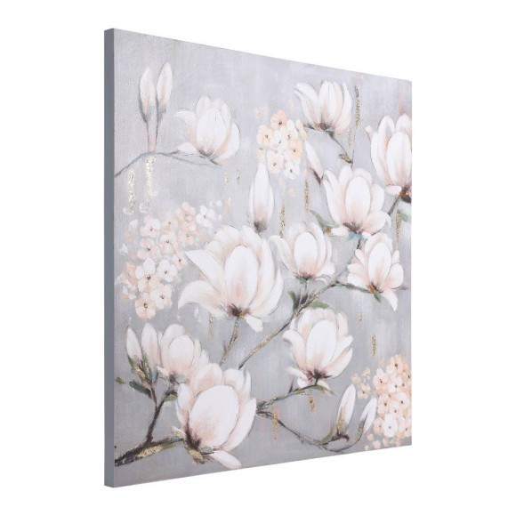 423164 ALAMINOS Картина на холсте L1000 H1000 B37 дерево белый бежевый серый