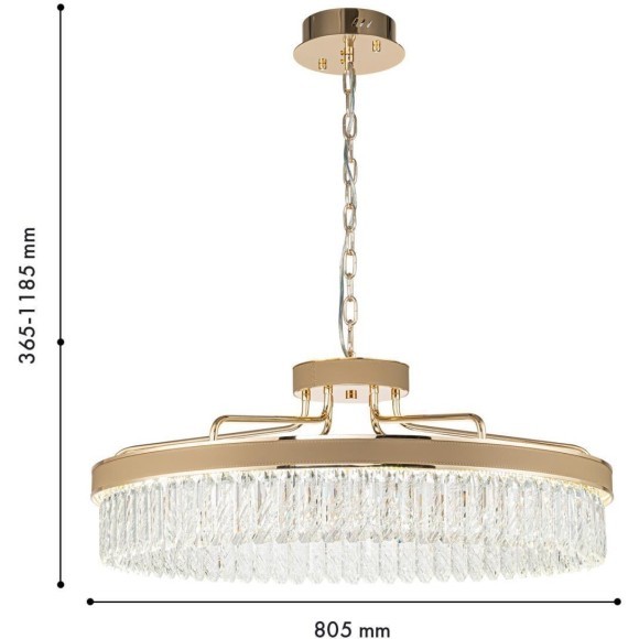 Подвесная люстра Visconte 4304-8P Подвесная люстра Visconte 4304-8P