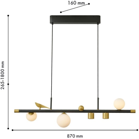 Подвесной светильник Sparrow 4324-5P