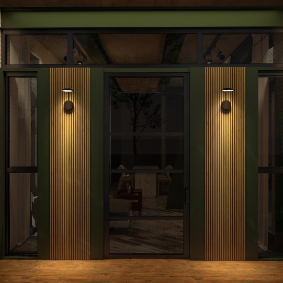 Светильник ландшафтный настенный с выключателем-диммером IP54 LED 4W 4000K 400Лм Novotech ELEGANCE 359406 Светильник ландшафтный настенный с выключателем-диммером IP54 LED 4W 4000K 400Лм Novotech ELEGANCE 359406