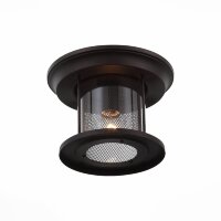 SL080.402.01 Светильник уличный потолочный ST-Luce Темный кофе/Прозрачный, Темный кофе E27 1*60W LASTERO