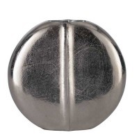 421127 SOMINOT Ваза декоративная алюминий цвет никель L230 B65 H215