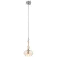 SL364.113.01 Подвес ST-Luce Хром/Янтарный E14 1*40W BIORNO