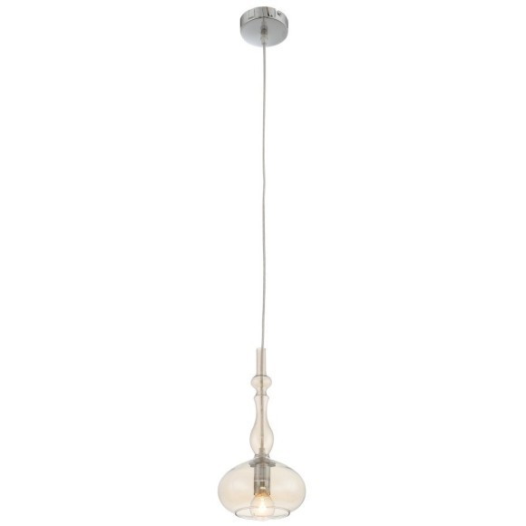 SL364.113.01 Подвес ST-Luce Хром/Янтарный E14 1*40W BIORNO