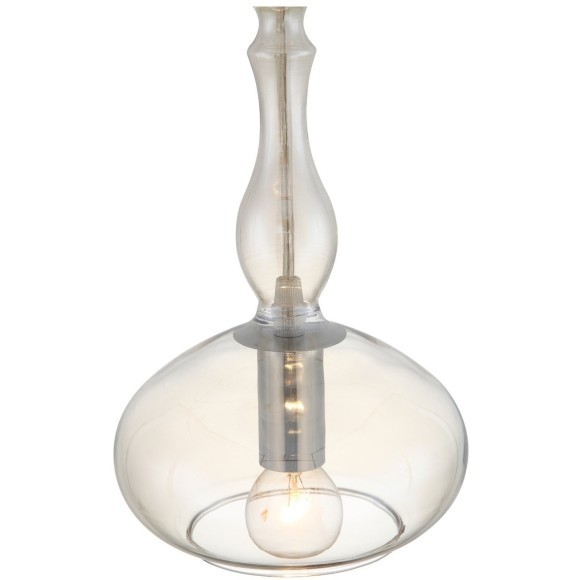 SL364.113.01 Подвес ST-Luce Хром/Янтарный E14 1*40W BIORNO