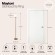Декоративный торшер Maytoni MOD013FL-01BS RING под лампу 1xE27 60W