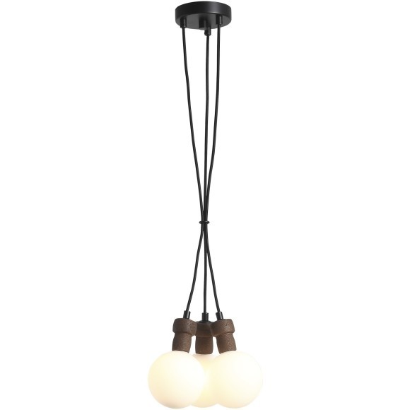 SL6226.403.03 Светильник подвесной ST-Luce Черный/Белый G9 3*5W 4000K CORK