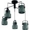 39856 Подвес HIlCOTT, 5х40W (E27), Ø675, H1500, сталь, черный/сталь, оцинкованный